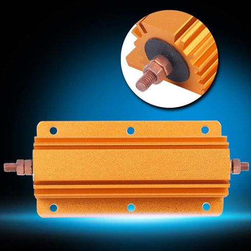 RX24 200W 8Ohm 8R Chassis Resistor,Aluminum Housed High Power Resistor Professional Industrial Eletrical Supplies for Power Supply,Sensor,Elevator,etc.