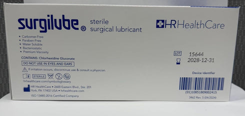 Surgilube 5 Packet 144/Box - Lubricating Jelly - g - Individual - Sterile