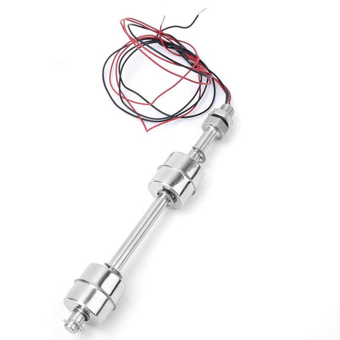 Water Level Sensor, Stainless Steel Double Ball Float Switch for Tank Pool, 150mm Sump Pump Controller