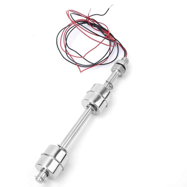 Water Level Sensor, Stainless Steel Double Ball Float Switch for Tank Pool, 150mm Sump Pump Controller