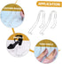 2pcs Luxshiny Sandal Support Display Stands Hanging Shoe Organizer for Shoes Rack Holders