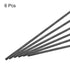 MECCANIXITY 6 Pack Carbon Fiber Rod: 3mm x 150mm for RC Plane DIY Tool, Quadcopter Arm