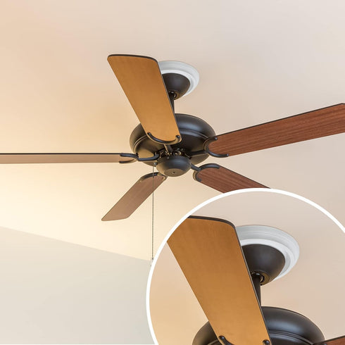 4 9.8" 4" Moukeren Pieces Ceiling Medallion Molded PU Ceiling Fan Medallions for Light Fixtures OD x ID Smooth White
