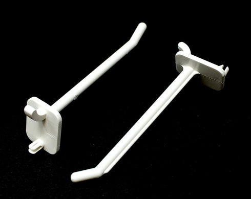 JSP Manufacturing 4" Plastic Pegboard Hooks for Garage, Tools, Storage, Jewelry, Craft - Multi-Colors (25 Pack)