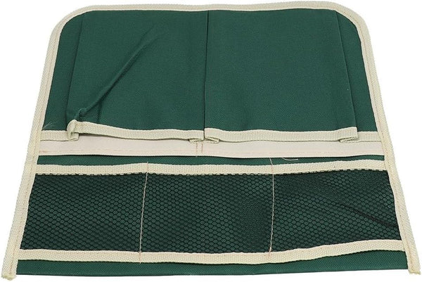 Cryspearl Foldable Garden Kneeler Tool Pouch with Side Pockets, Portable Oxford Cloth Storage