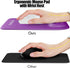memzuoix Purple Ergonomic Mouse Pad with Wrist Rest, Premium Memory Foam Cushioning, Non-Slip Base for Home Office