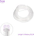 DMiotech 4mmx6mm Pneumatic Tubing, Transparent Air Compressor PU Line Hose Tube for Water Fluid Transfer, 8