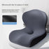 Generic Tailbone 16x16x6 Inches, Memory Foam Seat Cushion with Lumbar Support Pillow, Non-Slip Orthopedic Coccyx Pillow