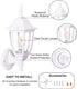 FDS2542EW (Bulb FUDESY Outdoor Wall Lantern, Exterior Waterproof Wall Sconce Light Fixture, White Front Porch Light