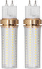 plplaaoo 2 Pcs 20W G12 LED Corn Light Bulb 2000LM 360 Degree