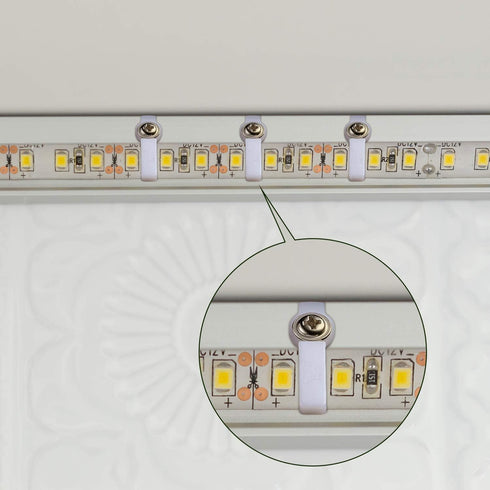 200 200 10 mm 3528/5050 Mudder Pieces LED Strip Light Clips Mounting Bracket Fixing, One Side Fixing Clips with Pieces