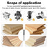 1/4 Inch 3/8 Inch 1-1/4 Inch FivePears Straight Router Bits Shank Double Flute, Cutting Diameter, Cutting Length, Used