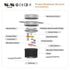 UL KSD301 Thermostat Switch Circuit On at 70°C/158°F and Off at 55°C/131°F Normally Open N.O Snap Disc 125V 16A Auto Reset Thermal Switch,2 pcs