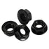 Generic M6 1.00mm 18-8, 50 Pack x Hex Nuts, Carbon Steel Black Oxide, Full Thread, Hex Drive, Bright Finish, Carbon