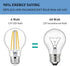 KEIVO 12V LED Bulb, 60 Watt Equivalent, 12-24V AC/DC, 6W 800lm, E26 Base, A19 Low Voltage, 3 Pack