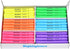 Highlighters Bulk Pack, Assorted Fluorescent Chisel Tip, 72 Count