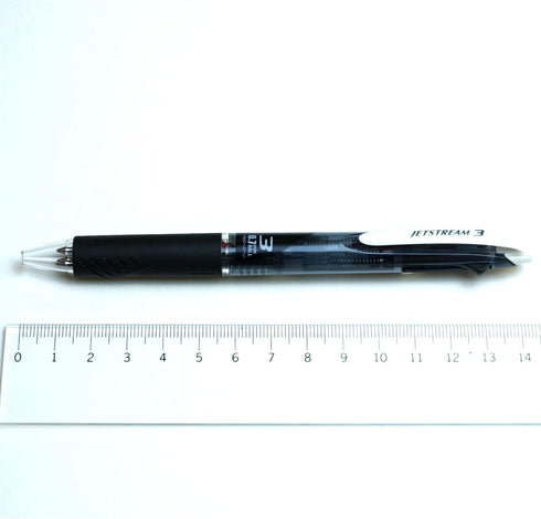Uni Ballpoint Pen Jetstream 3 Color, Red, Blue Ink 0.7mm, Black