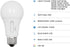 A19 Bulb, 100W Non-Dimmable, (2700K-5000K), 1500 Bulbs, 17,000-Hour OM100/5CCT/15KLED/6, 6 Pack Feit Electric LED Light