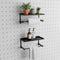 2 Pack Paper Towel Holder for Pegboard, Pegboard Paper Towel Holder with