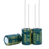 Laimiaoxian 10pcs 35V 220UF High Frequency Low Resistance Capacitors Long Life High Temperature Resistant Aluminum