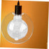 180mm Bulb Glass Globe Lampshade Threaded Pendant Lamp Shade Glass Light Cover for Wall Sconces Ceiling Fixture