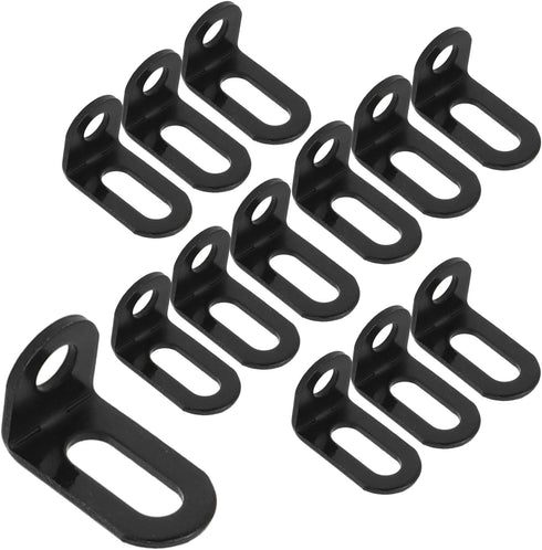 Bitray Adjustable L Brackets 1.2" x 0.8" x 0.7" Corner Brace Support