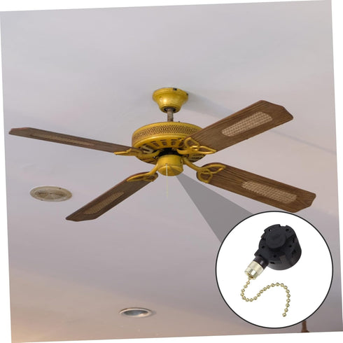 Uonlytech Pull Chain Switch for Ceiling Fans Versatile Replacement for Light Fixtures and Wall Sconces Durable Design