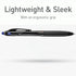 Pentonic BR-T Retractable Ballpoint Pens, 18 Count, Blue Ink, 0.7 mm Fine Point for Office, School & Journaling