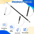 Zonon 100 3.85 Inch 1 mm 2 1 Pcs Retractable Ballpoint Pen Refills Bulk for Metal Pens with Stylus Tip, Medium Point