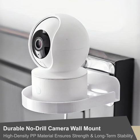 NIIIYTYB Camera Wall Mount Stand Small Indoor Soporte Security Camara de Seguridad Adhesive Shelf for Baby Monitor