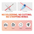 Nilight 120PCS/60 Pairs Quick Splice Disconnect Wire Terminals, T-Tap Spade Connectors for 16-14 AWG Male Female