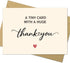 MIXVOVA Thank You Cards with Envelopes, 25 Pack 350GSM, Business, Graduation, Baby Shower