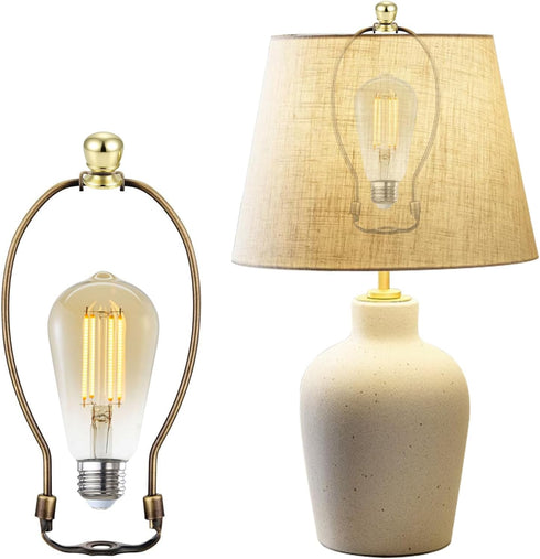 Psiriol 2Pcs 1/4-28 Inch Ball Lamp Finial Caps, Decorative Finial Knobs and Lamp Toppers Solid Lamp Finial Caps Finials