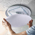 Flush Mount Ceiling Light Plastic Mushroom Light Shade Replacement Lamp Dustcovers for Wall Sconce Chandelier Lamps