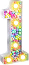 CELYANRAL Light Up Number - Mosaic LED Number Marquee Sign Macaron 3D 1st
