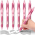 M&G 6 PCS Retractable Erasable Gel Pens, Black Ink Gel Pens for Note Taking and Crossword Puzzles