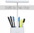 WZZHHJ 3-Color Dimming 360 1) Dual Pen-Holder LED Desk Lamp USB Charging, Eye-Care Soft Light, Touch & Flexible Neck |