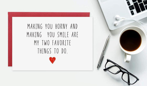 Gonzey Naughty Anniversary Card, Boyfriend Birthday Cards, Valentine's Husband Love Card