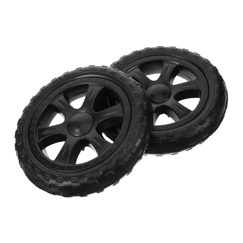 CHILDWEET 2pcs Folding Grocery Cart Wheels Heavy Duty Rolling Cart Accessories for