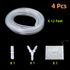 Awilzzoe 12 1/4" 3/8" Feet ID x OD Food Grade silicone Tubing, Highly Transparent Silicon Tubing Pure Silicone Hose