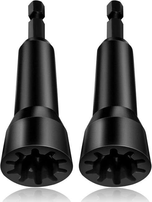 Wire Twister Tool for Drill, Electrician Driver Wire Bending with 1/4 Chuck (2 Pack)