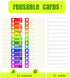 Daily Schedule Pocket Chart - Black Class Schedule with 26 Cards, 13+1 Pockets, Easy Over-door Mountings