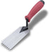 QLT By MARSHALLTOWN Notched Margin Trowel, Flooring and Tiling, Soft Grip Handle, V-Shape, 5 x 2 Inch