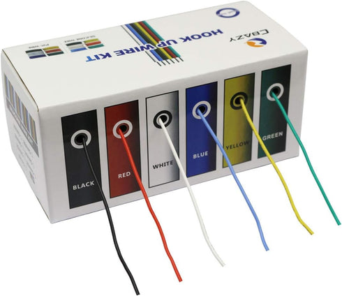 18 6 16.4 18 Hook up Wire Kit (Stranded Wire Kit) Gauge Flexible Silicone Rubber Electric Wire Colors feet Each AWG