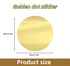 Hybsk 2 Inch Matte Gold Labels, Round Color Coding Dots, 300 Adhesive Stickers Per Roll (Gold)