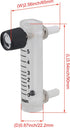 CNBTR Oxygen Flow Meter 0-5 LPM Acrylic Flowmeter for Oxygen Air Gas
