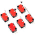 Micro Limit Switch Assortment Kit, Swpeet 24Pcs Long Hinge Roller Momentary Cherry Push Button SPDT Snap Action Perfect