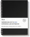 Vela Sciences W7-B Expanded Wirebound Lab Notebook, 9.25 x 11.75 in, 144 Pages, Double Wire Looped, 70lb Paper
