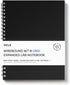 Vela Sciences W7-B Expanded Wirebound Lab Notebook, 9.25 x 11.75 in, 144 Pages, Double Wire Looped, 70lb Paper
