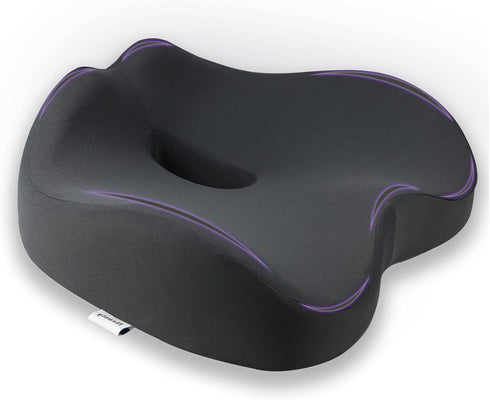 Chair Seat Cushion, Memory Foam Cushions for Office Chair, Car Seat, Airplane,
